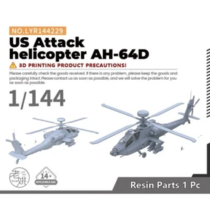 Yao's Studio LYR144229 1/144 Kit Modelo Militar Helicóptero de Ataque EE. UU. AH-64D - Imagen 1 de 4
