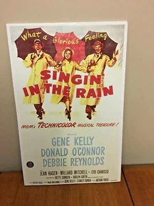 SINGING IN THE RAIN Vintage Reprint 17×11 GENE KELLY Debbie Reynolds - Picture 1 of 6
