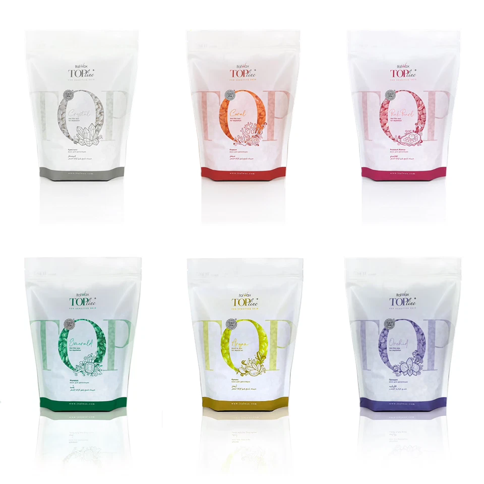 Italwax Top Line - Premium Synthetic Film Wax für empfindliche Haut - 750g