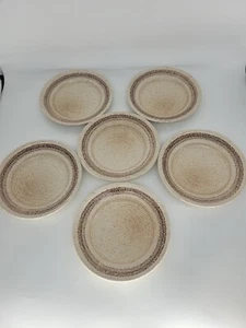 Casespun Churchill Stonecast Range Cottage Inglaterra Platos moteados X 6 Nuevo - Imagen 1 de 9