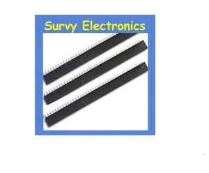 12pcs 1 X 40pin 2.54 Break Away Female Headers for Arduino Prototype Shield DIY - Picture 1 of 1
