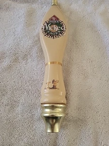 Pete's Wicked Lager Beer 11.5" Porcelain Tap Handle 2 Sided - San Antonio, Texas - Picture 1 of 3