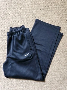 Nike Therma-Fit Black Sweatpants Youth Boy's Size Large Pockets Drawstring - Picture 1 of 7