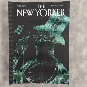 New Yorker Magazine Feb 12 & 19 2024 Online Profile Cover Jokic - Picture 1 of 2