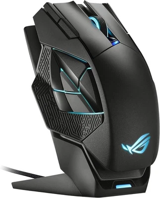 ASUS ROG Spatha X Wireless Gaming Mouse, 24 GHz/Wired USB, 19,000 DPI...  - Image 1 of 4