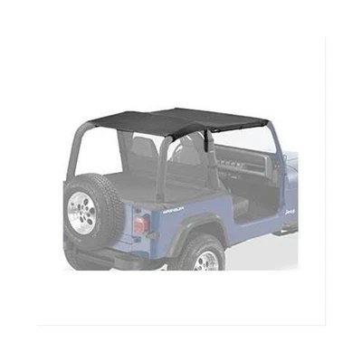 Bestop Soft Top Safari Strapless Bikini Polymer Cloth Blk Denim Wrangler 5252915 - Image 1 of 2