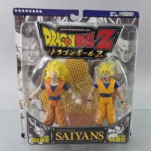 Juego de figuras de acción Dragon Ball Z Legend of the Saiyajin SS3 GOKU Jakks RARO NUEVO - Imagen 1 de 12