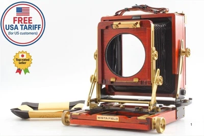 + Spare Bellows [N MINT] Wista 45DX 4x5 Rose Wood Large Format Camera from JAPAN - Image 1 of 4