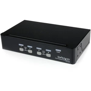 StarTech.com 4 Port Professional VGA USB KVM Switch with Hub - 1U Rack-mountable - Photo 1/5