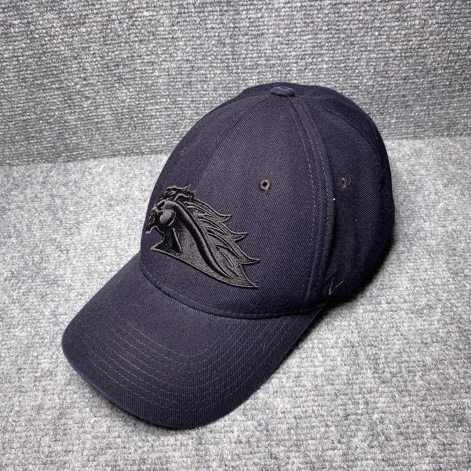 Western Michigan Broncos Hat Cap Fitted Mens 7 7/8 Black NCAA Football WMU - Image 1 of 4