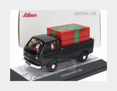 1:43 SCHUCO Volkswagen T3A Pick-Up With Piccolo Bulldog Present 1978 450376300 - Immagine 1 di 2
