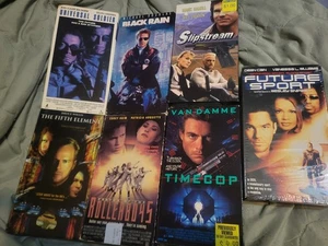 Sci Fi VHS Lot Gebet der Rollerboys Universalsoldat fünftes Element - Bild 1 von 3