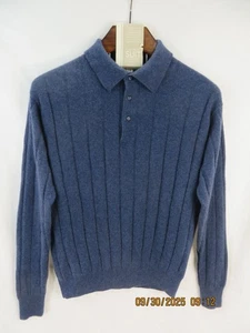 Suéter Pullover PRONTO UOMO TALLA L Para Hombre 100% Hecho en Cachemira Azul Australia - Imagen 1 de 23