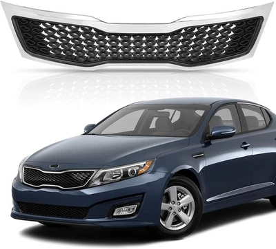 Parrilla delantera Kia Optima 2011-2013 negra cromada OE Fit Ki1200143 863502T000 Foto 1 de 4