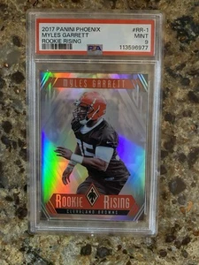 2017 Phoenix Rookie Rising Myles Garrett PSA 9 Pop 2 - Clev Browns - Picture 1 of 1