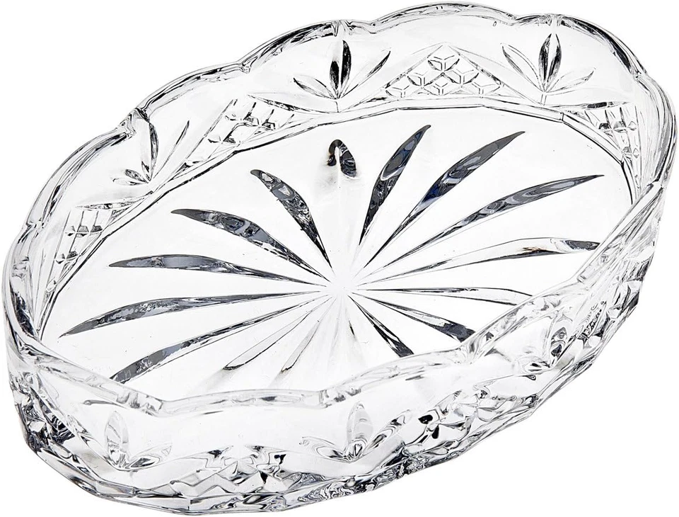 Godinger Soap Dish Bar Soap Holder Glass Soap Tray Dublin Bathroom Decor