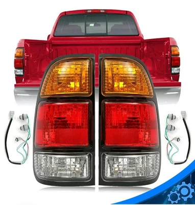 Juego de luces traseras de freno con bombillas traseras para camioneta Toyota Tundra 2000-2006 Foto 1 de 4
