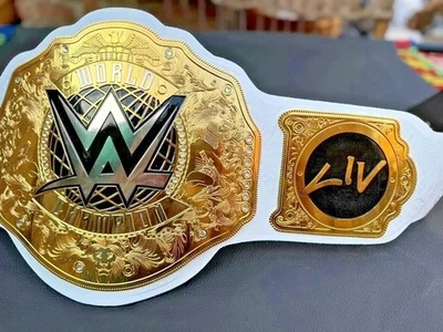 Nuevo Liv Morgan Mujer Heavywight Championship Cinturón Lucha Cinturón 2mm Metal Foto 1 de 4