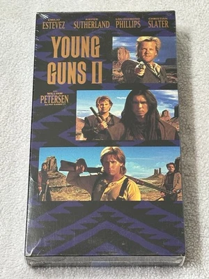 Young Guns 2 VHS w/ Fox Watermarks || Emelio Estevez, Keifer Sutherland || NEW Foto 1 de 3
