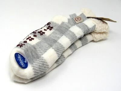 Calcetines Dearfoams para mujer suaves y acogedores talla única forro de piel sintética nuevos con etiquetas Foto 1 de 4