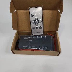 4-Channel Mini Quad View BNC Video Processor With IR Remote - Picture 1 of 3