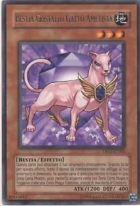 YU GI OH BEAST CRYSTAL CAT AMETHYST • DP07 • RARE - Picture 1 of 1