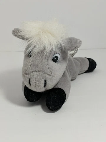 Racing Rosy 124th Kentucky Derby 1996 Beanie Plush Gray Horse Stuffed Animal Cover