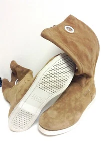 Womens Sebago Groundswell Sand Suede Leather Casual Docksides Boots Shoes - Picture 1 of 2