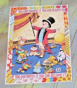 MARY ENGELBREIT Illustration You Can Achieve It, for Framing 5.5” x 4” - Picture 1 of 4