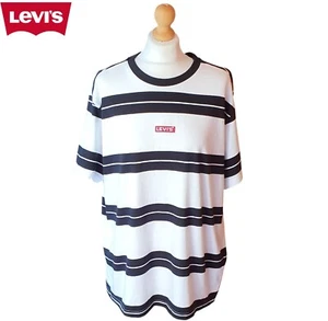 NEU Levi's Herren T-Shirt schwarz/weiß Gr. XL Loose Fit echt 100% Baumwolle T Shirt - Bild 1 von 13