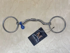 Myler Level 3 Low X-Wide Ported Barrel Loose Ring Snaffle BIT - 5 1/2" - MB33WL - Picture 1 of 2