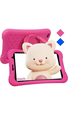 Tablet for Kids, 8 inch Toddler Kid Tablet Android 11 Go, 1GB RAM 32 GB RAM Pink - Image 1 of 4