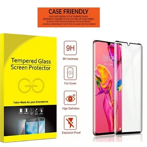 5D Huawei P20 P30 Mate 20 Pro Lite Tempered 9H Full Glass Screen Protector Case - Picture 1 of 9
