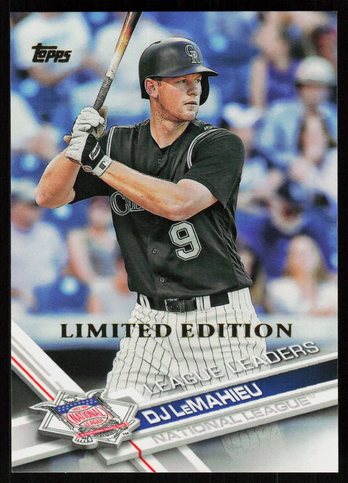 2017 Topps DJ LeMahieu #81 BASEBALL Colorado Rockies Limited Edition - Image 1 of 2