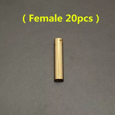 40pcs 4.0mm Gold Banana Bullet Connector For RC Car Drone ESC Battery Motor Plug - Image 1 of 4