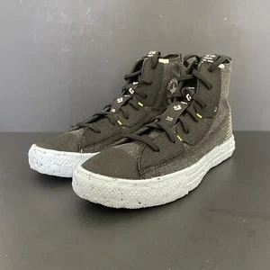 Converse Chuck Taylor All Star Recycled Sneakers Womens Size 7 Crater High Black - Picture 1 of 9