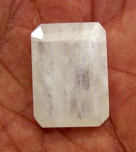 22.60 Ct Natural Rainbow Moonstone Loose Gemstone Stone Emerald Cut Stone - 2175 - Picture 1 of 2