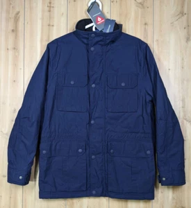 Vineyard Vines Waxed Harbormaster Jacket Mens Size Small Nautical Navy Blue - Picture 1 of 15