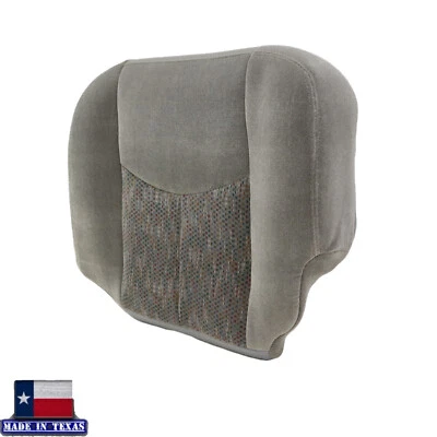 Cubierta de asiento de tela gris inferior del lado del conductor para Chevy Suburban 2003 2004 2005 2006 Foto 1 de 4