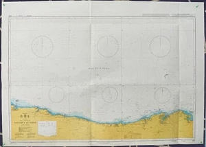 Admiralty 1291 Spain-North Coast Santana To Gijon Vintage Map Antique Poster - Picture 1 of 8