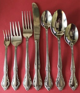 ESTIA CASCADE Stainless Flatware Silverware Fork Spoon Knife Server*Your Choice* - Picture 1 of 8