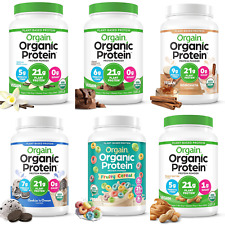Orgain Organic Vegan Protein Powder Plant Based Gluten Free No Sugar 2.03 Pound