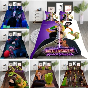 Hotel Transylvania Duvet Cover Bedding Set Pillowcase Quilt Single Double Size - Picture 1 of 21