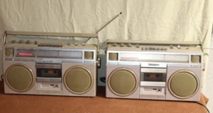 TWO USED RX-5030 Panasonic cassette players boombox radio - Picture 1 of 9