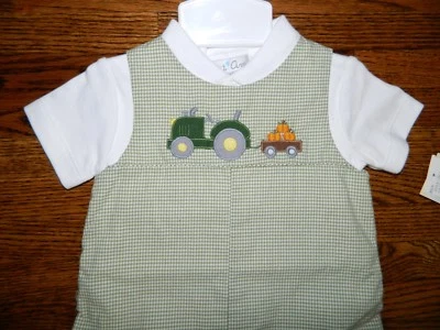 Tractor de otoño para niños con calabazas Longall talla 3 meses y 6 meses-nuevo con etiquetas Foto 1 de 4