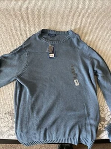 crofts barrow Mens blue sweater. New With Tags - Picture 1 of 2