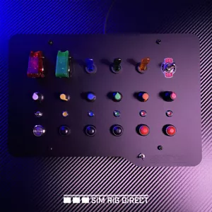 Caja de botones para juegos de carreras de sim simulador de vuelo ETS ATS panel de control plataforma sim - Imagen 1 de 8