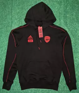 Adidas Arsenal x 424 Hoodie Sweatshirt Black AFC HD Men's Size Small S - H31430 - Picture 1 of 4
