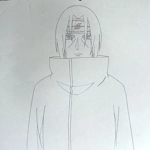 Naruto Itachi Uchiha Original Animation Art Genga Cel Production Drawing - Picture 1 of 2
