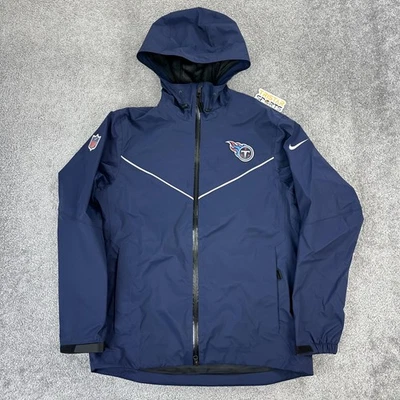 Chaqueta de los Tennessee Titans para hombre azul medio Nike con capucha Storm Fit edición del equipo NFL Foto 1 de 4